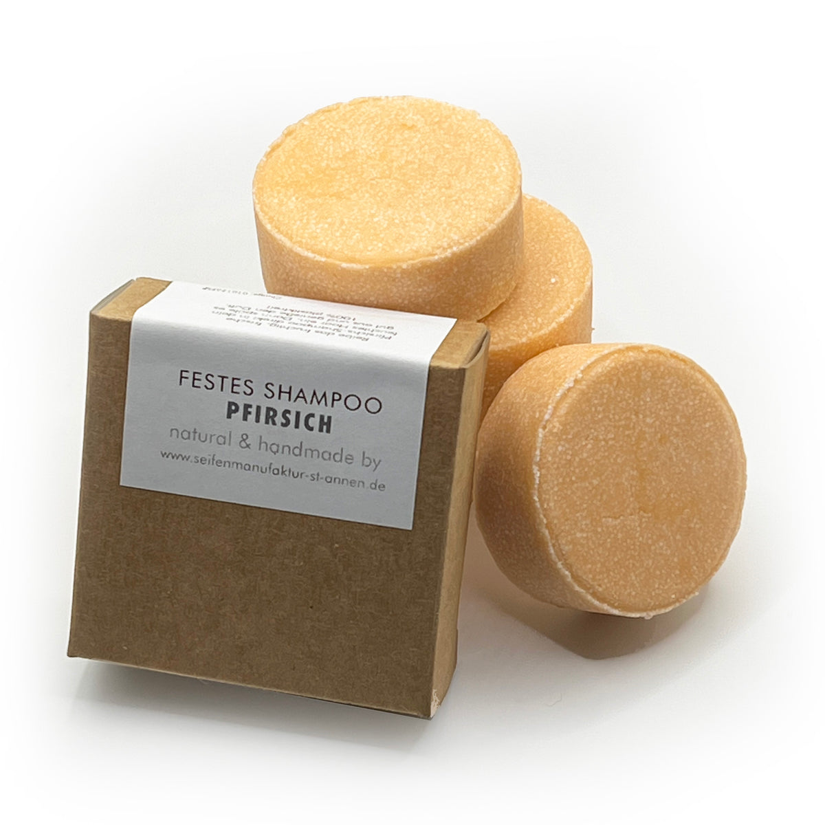 Festes Shampoo Pfirsich